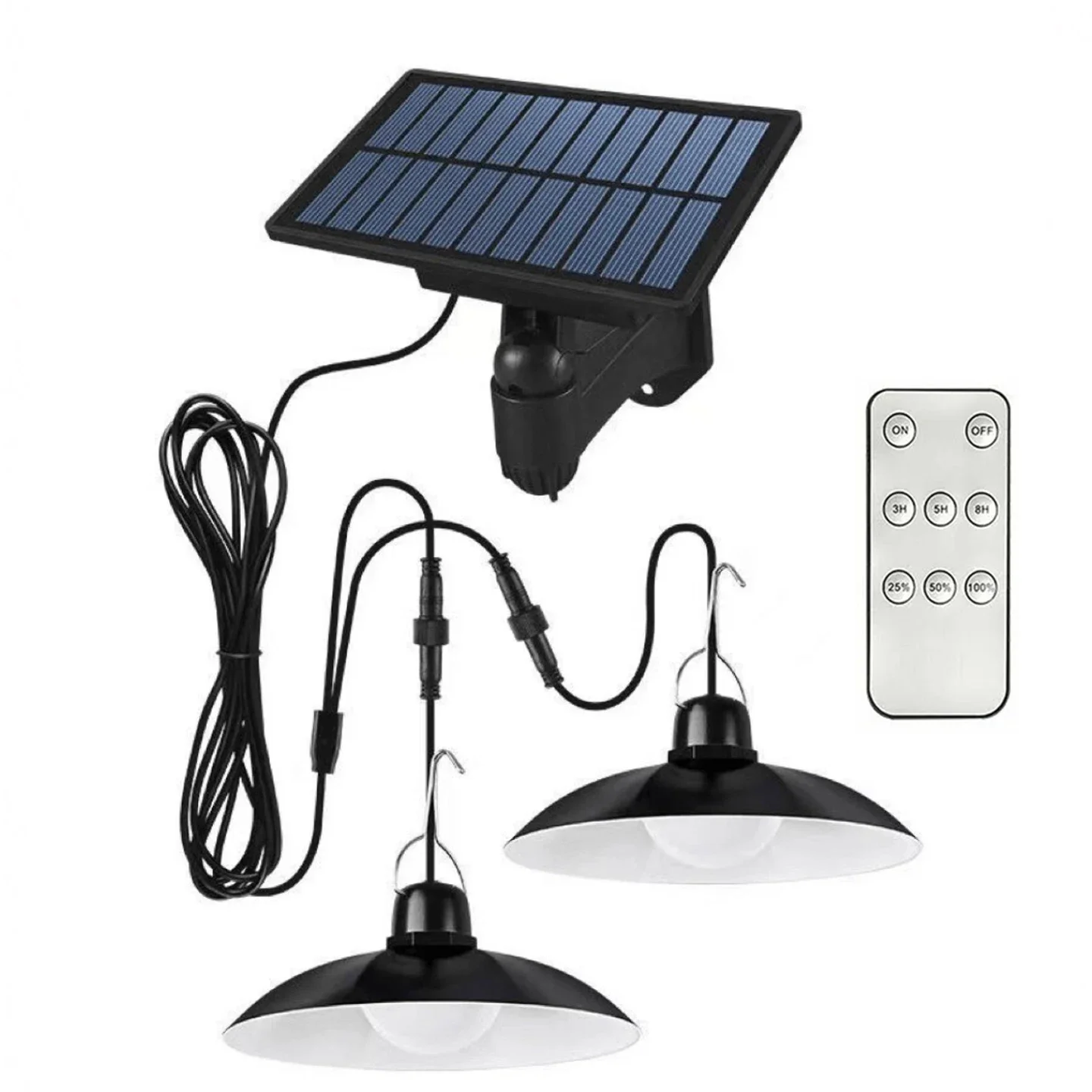 

Солнечный подвесной светильник 2 LED