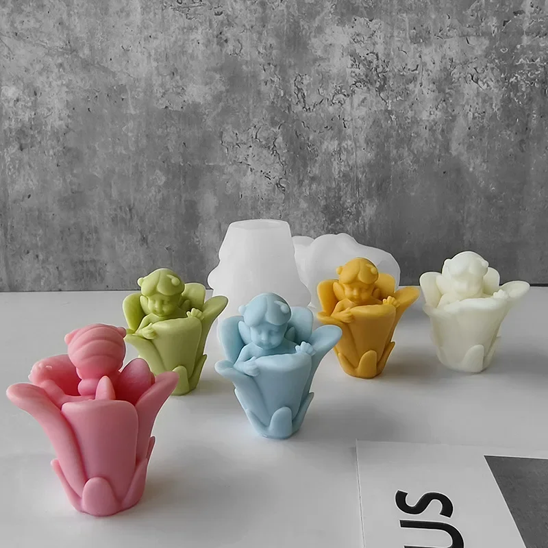 Арома-свеча ручной работы пластырь форма для украшения детского ангела