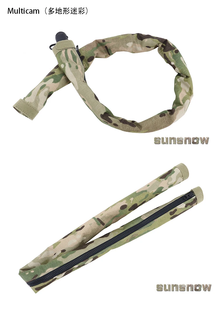 Outdoor Sports Tactics M53 Mask Bag Protective Mask Bag+C420 Tube Sleeve Breathing Extension Tube Protective Sleeve