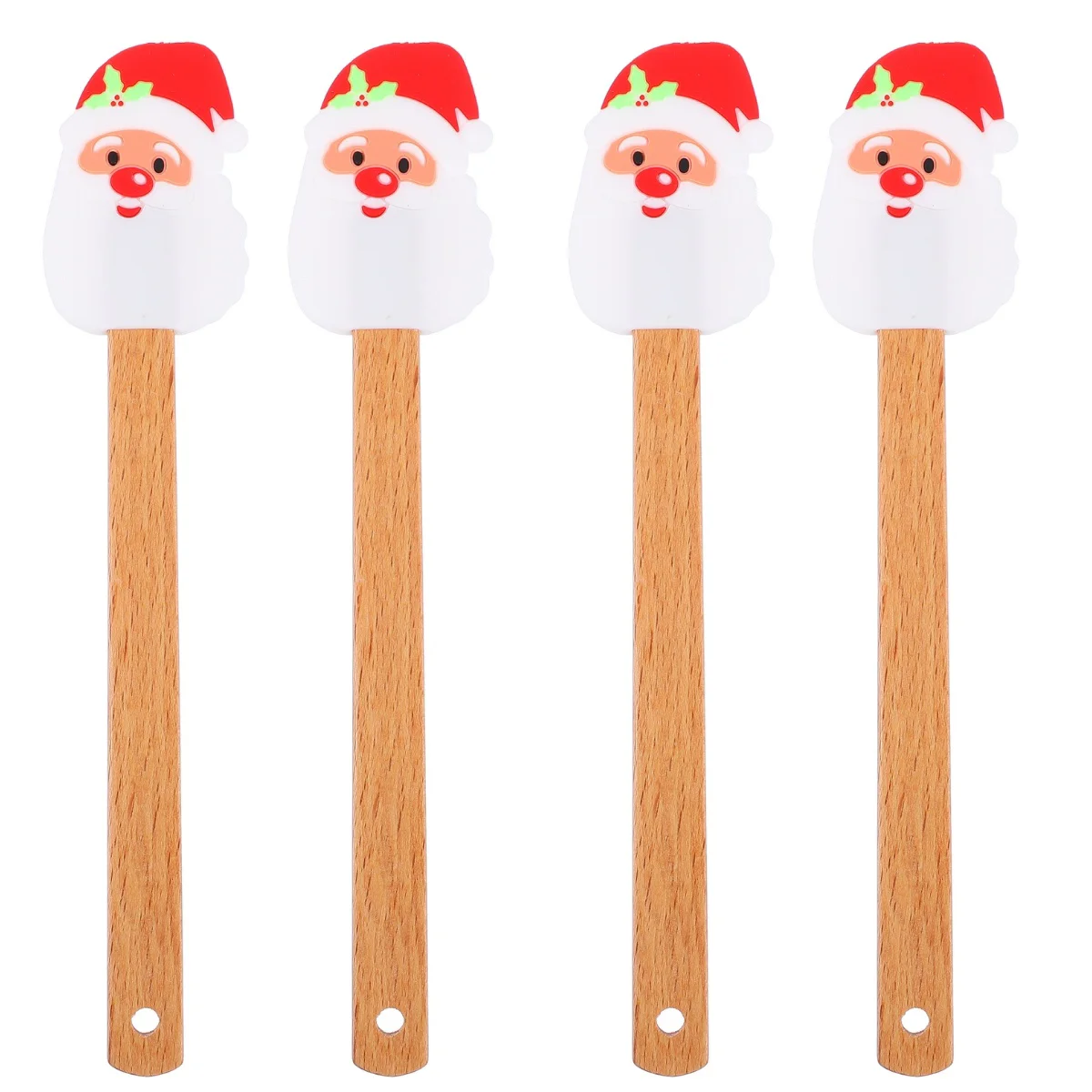 

4 pcs Christmas Cream Scraper Cake Scraper Household Adorable Tool (Random Style)
