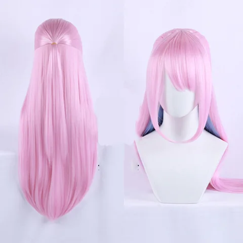 Новый парик для косплея шикимори из аниме «не просто завязка», шикимори Мишон, розовый, синий парик для косплея, длинные прямые волосы, Свободный парик, шапочка из волокон