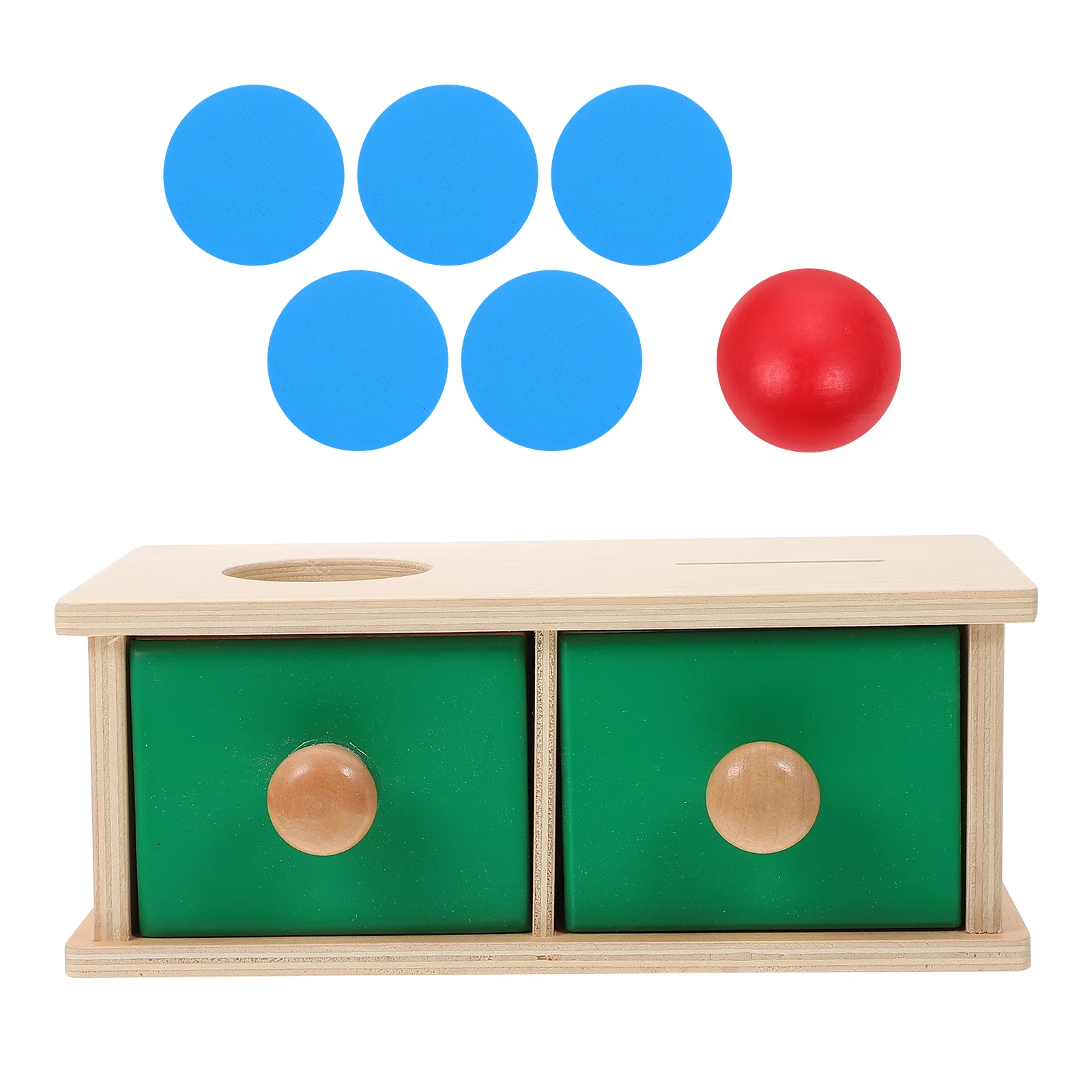 

Drawer Target Box Meaningful Toy Cognitive Fine Movement Educational Toys Wooden Plaything Shape Sorter Intelligence Coin