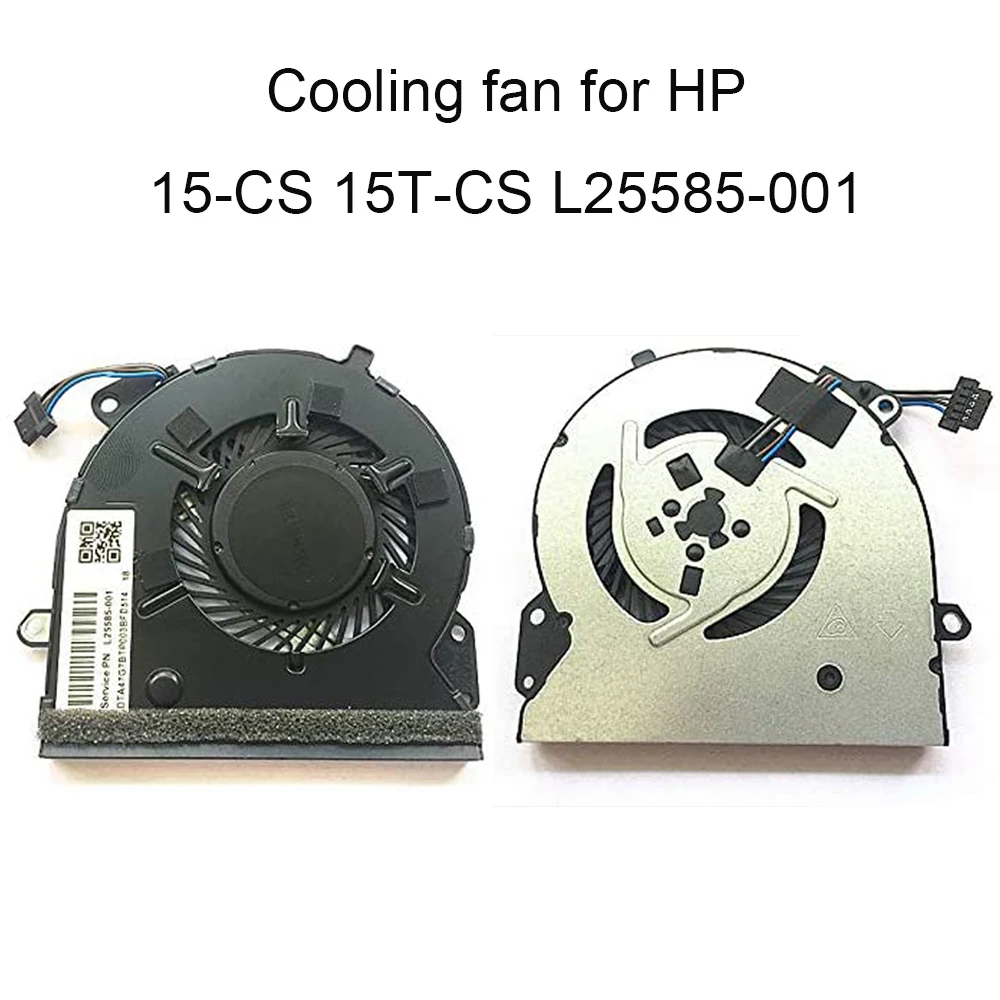 

5V 4 PINS Computer Fans Cooling For HP Pavilion 15 CS CS0025CL 15T-CS CPU Thermal Fan L25585 001 Laptops Cooler TPN Q208 NS85B00