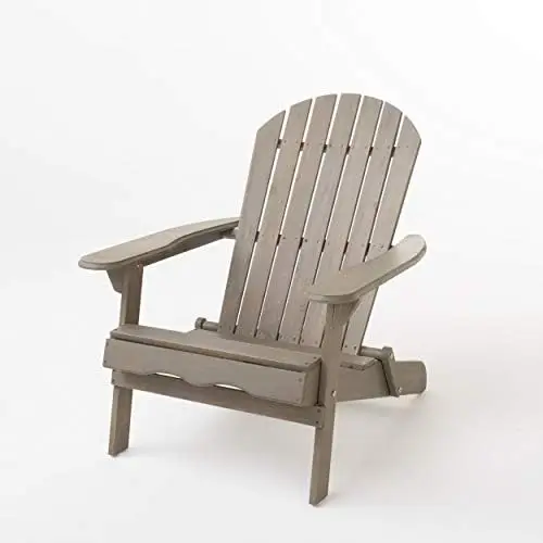 

Folding Wood Adirondack Chair, Natural Stained Twin