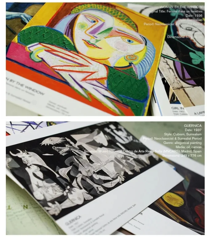 30 листов открытка Пикассо художественный стиль поздравительная креативная