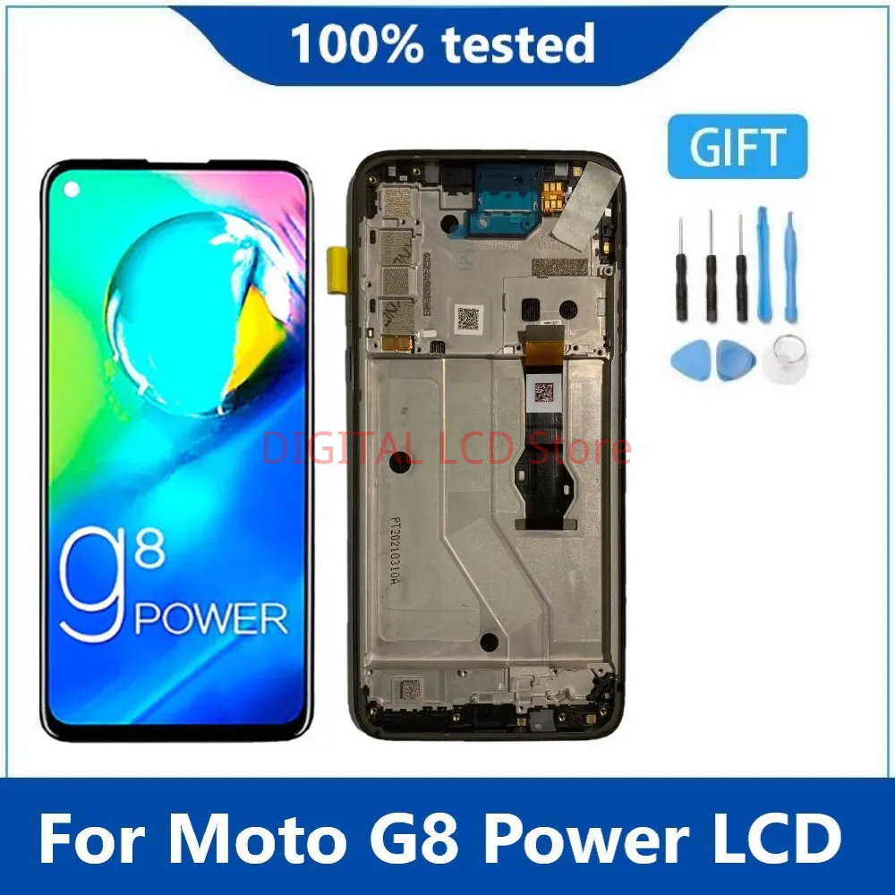 

6.4" Original Display For Motorola Moto G8 Power LCD XT2041 XT2041-3 XT-2041-1 LCD Touch Screen Assembly For Moto G8Power