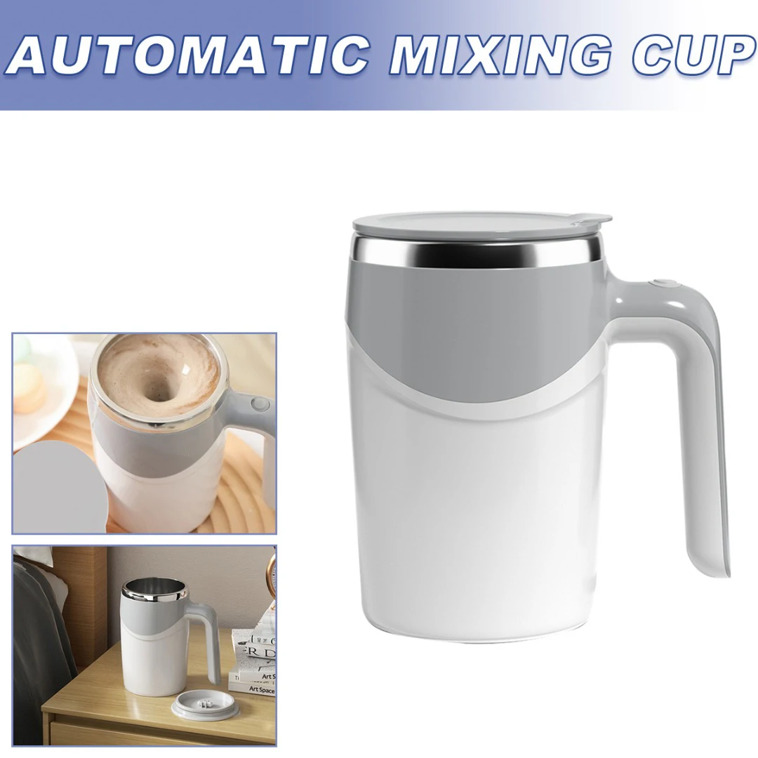 

Автоматическая Магнитная чашка для кофе, чашка из нержавеющей стали для смешивания напитков с разницей в температуре, чашки для дома, офиса и путешествий