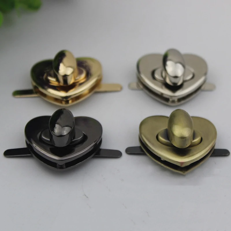 

1 шт., металлические застежки для сумок в форме сердца