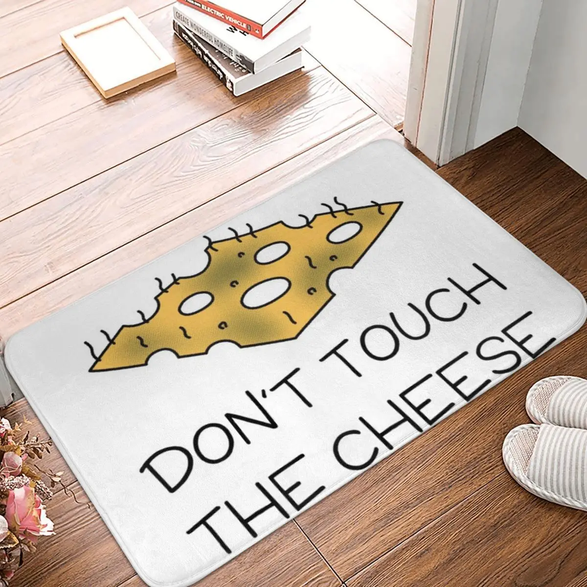 

Детский ковер wiмпай размером 40 х60 см с надписью «Don't Touch The Cheese»