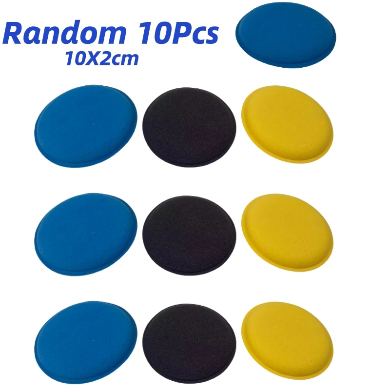 

10/20Pcs Car Round Waxing Polish Sponges High Density Foam Applicator Pads Curing and Polishing Sponges Car Wash Detailing Tools
