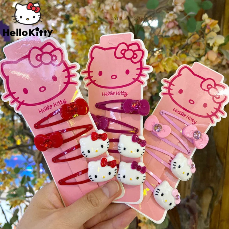 Заколки для волос с героями мультфильмов 4 шт./компл. |