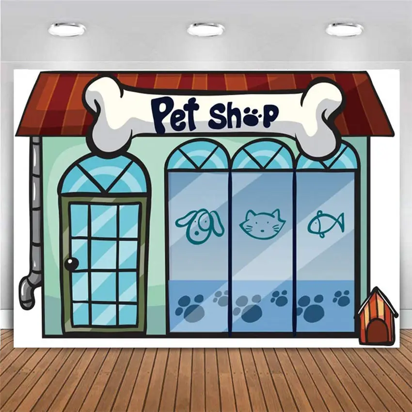 

Мультяшный фон для вечеринки в честь Дня Рождения пирожного, настольного баннера, настенный постер, фон для фотосъемки, фотобудка для детей,...