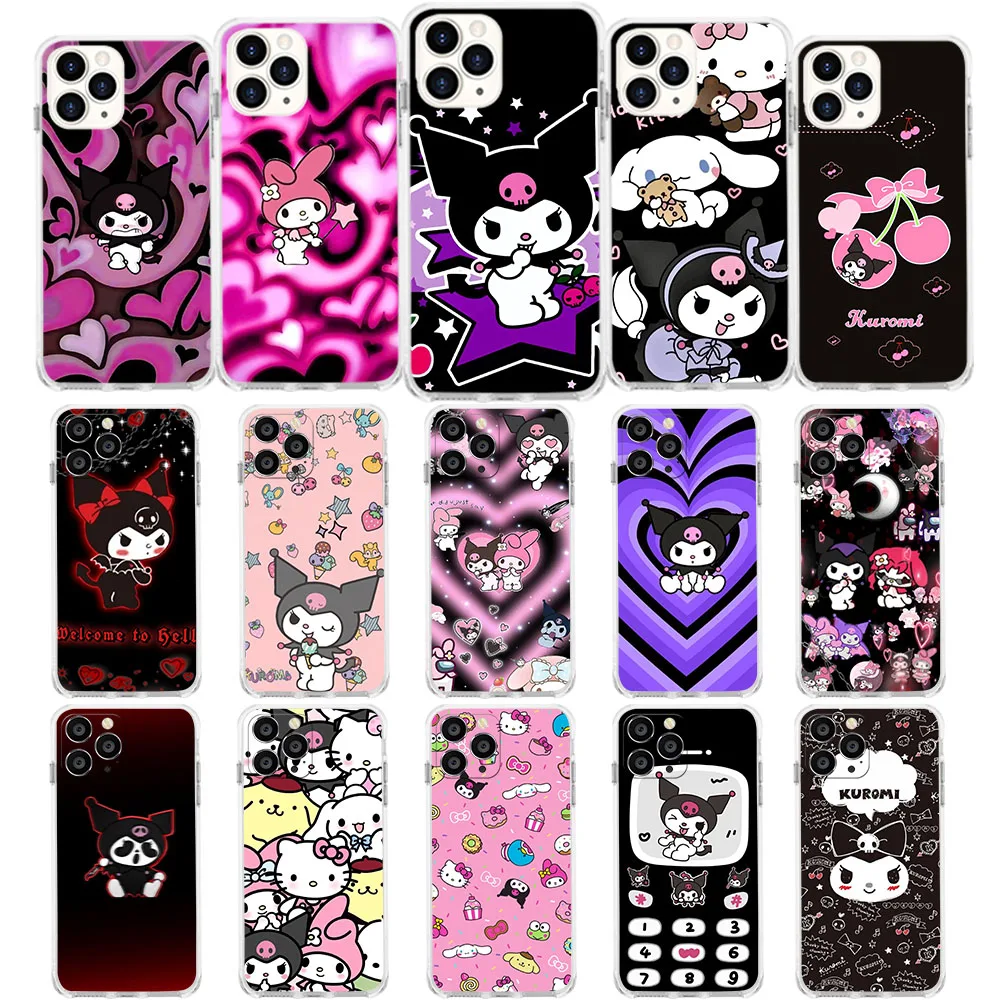 ID-11 Kuromi My Melody Soft чехол для Moto G9 G10 G30 Power G20 G50 G60 G40 G60S G200 Edge S30 30 Fusion Neo Ultra