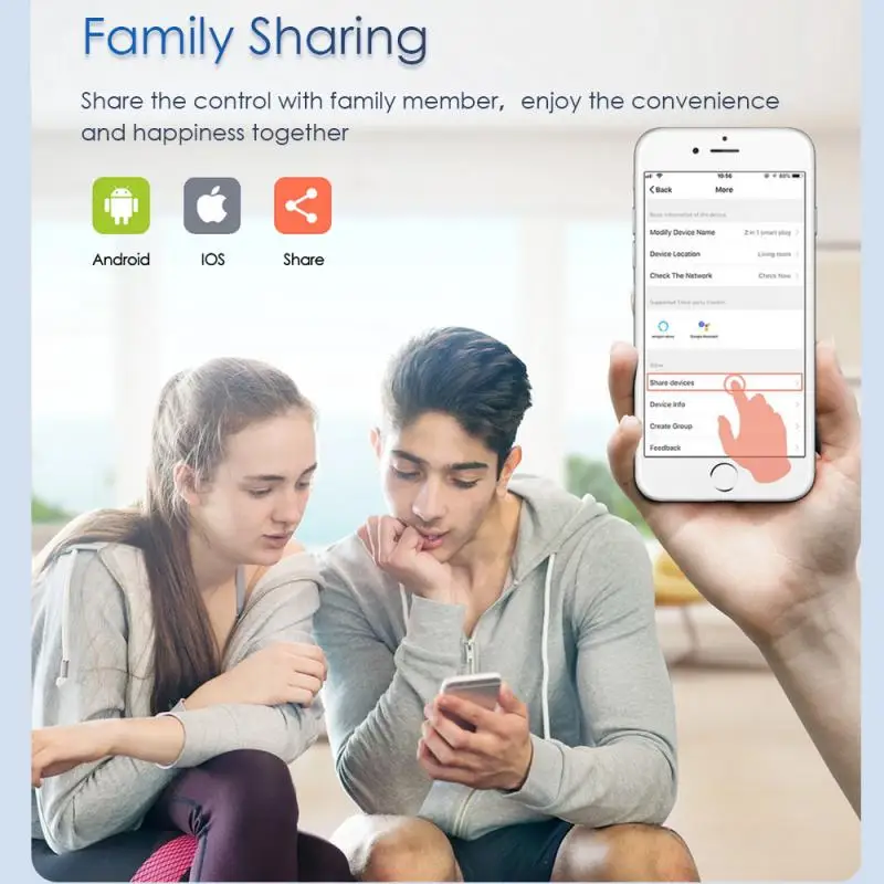 Умная розетка Aubess с поддержкой Wi-Fi и таймером 16 А/20 А