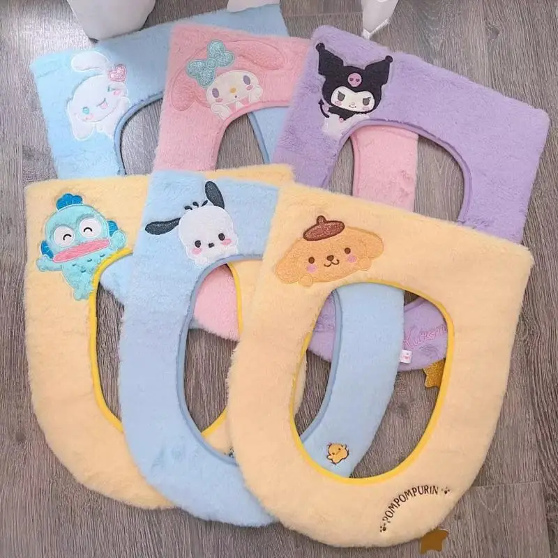 

Sanrio Kawaii Kuromi аниме почтовый пушистый pompurin Туалет сиденье моя мелодия водонепроницаемый чехол
