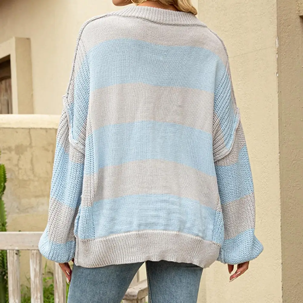 

Модный осенний свитер, теплый женский свитер с V-образным вырезом на весну