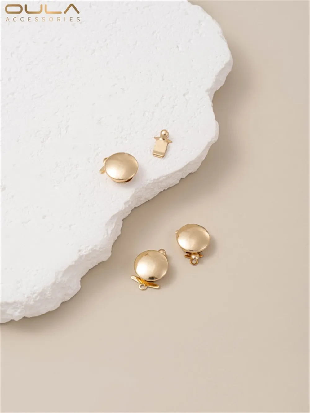 14-каратное позолоченное жемчужное ожерелье отделочная пряжка многоподвесная