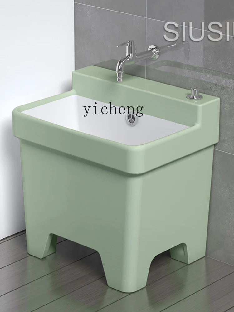 YY напольная зеленая керамическая Швабра для балкона бассейна раковины