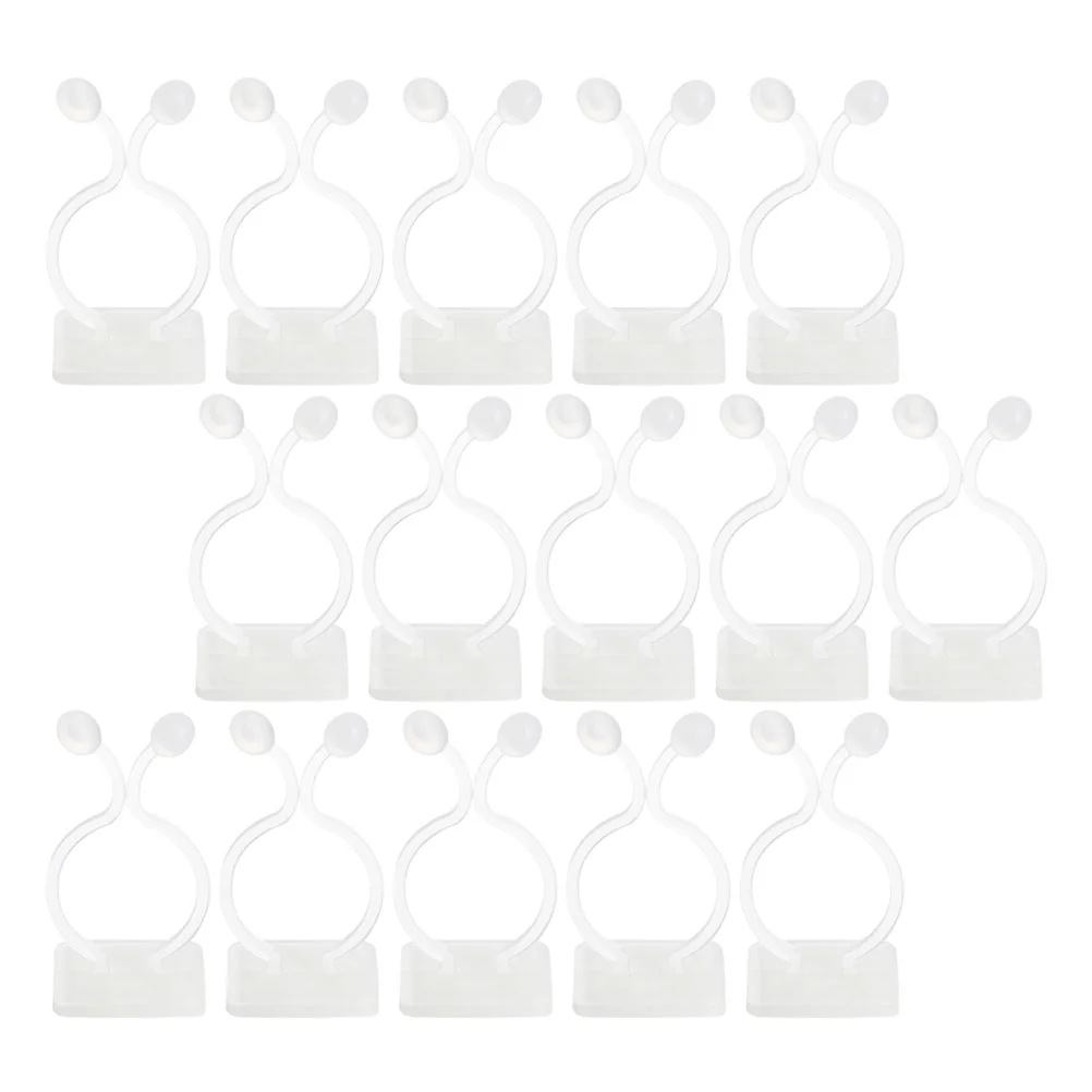 

50Pcs Plant Invisible Hooks Vine Traction Self-Adhesive Hook Cables Fixing Clip Fixture Tool for Balcony