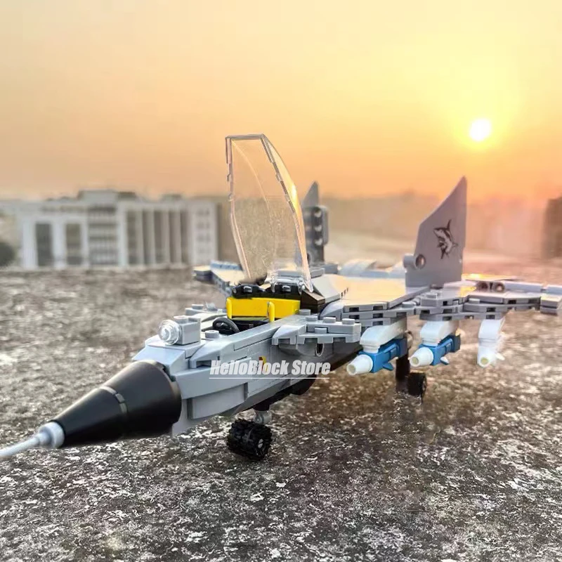 

Military War A10 Attack Fighter Building Block H-20 Bomber Air Force Plane Model Bricks Set WW2 Soldier Weapon Toys For Boy Gift