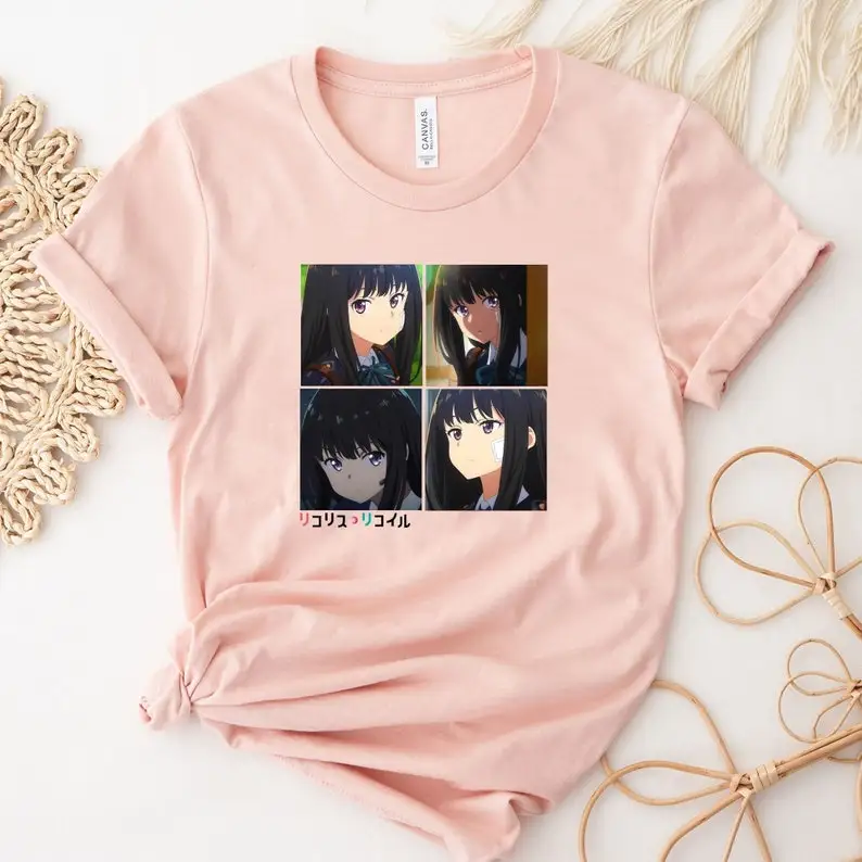 

Lycoris Recoil Shirt, Takina Anime Shirt, Anime lover, kawaii shirt, Recoil Shirt, Gift for her, Anime T-shirt