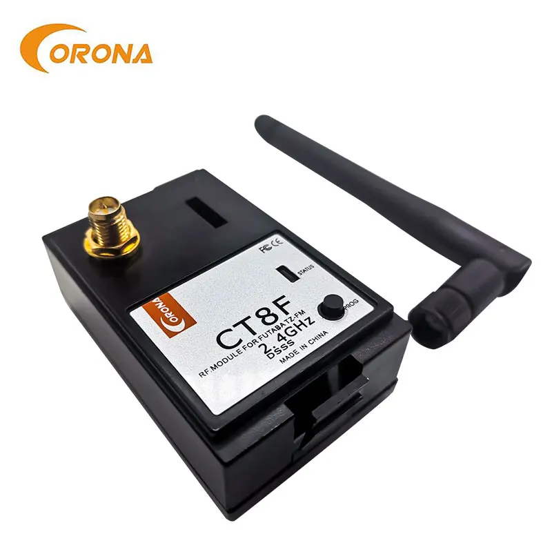 Фото Комплект модулей Corona 2.4ГГц Futaba HiTec TX RX Combo (CR8D и CT8F (V2 DSSS)) для преобразования в систему передатчика радиоуправляемой модели. №3