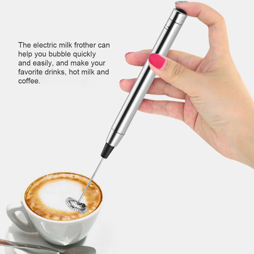 

Kitchen Electric Coffee Milk Frother Handheld Egg Beater Foam Maker Mixer Whisk Hotel Baking Stirrer Household Gadgets