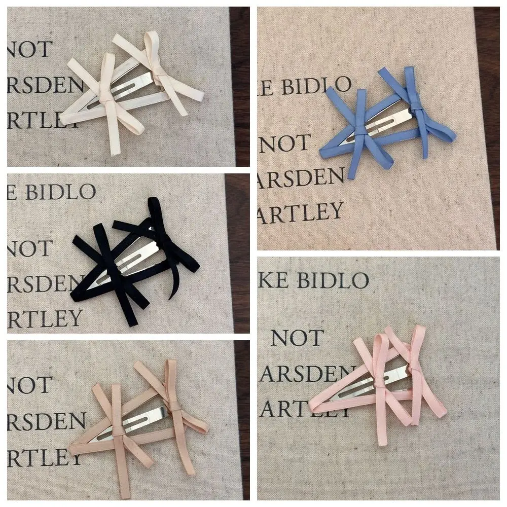 Простой бант балетный заколка для волос заколки лента в балетном стиле Y2k