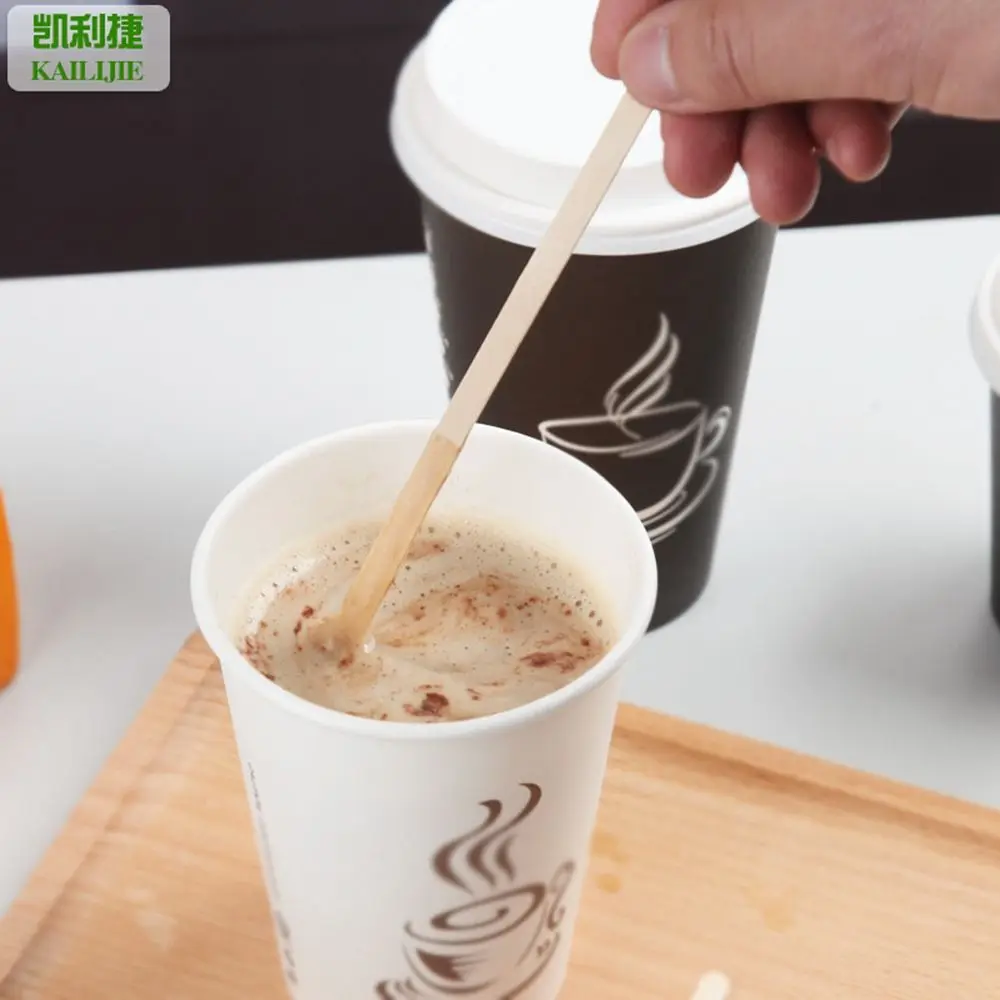 

Disposable Natural Tea Bar Home Use Utensils Hot Cold Drink Coffee Stirrers Cafe Supplies Stir Sticks Dinerware