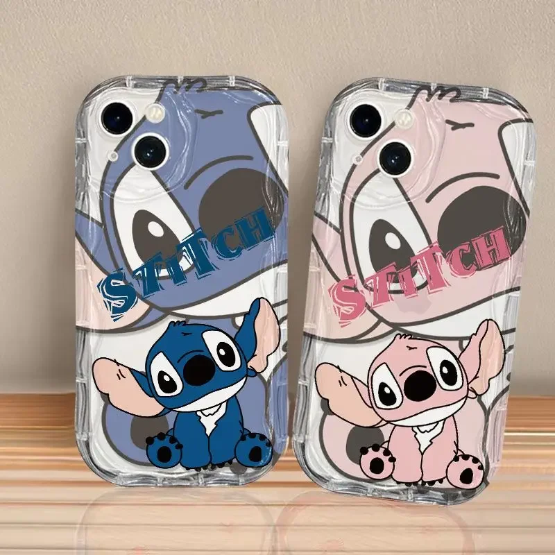 Мягкий чехол Disney Stitch для Huawei P60 P50 P40 P30 Pro Lite 4G искусственная кожа 50 40 30 Honor X5 Nova Y90