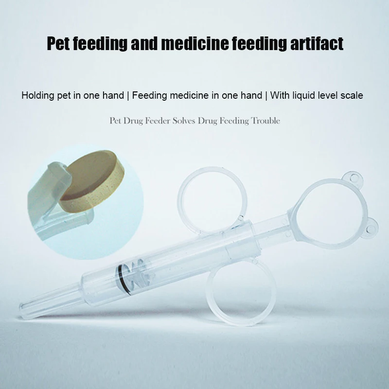 

Pet Medicine Milk Feeding Syringe Small Cat Small Animal Puppy Universal Pill Gun Piller Medicine Water Push Dispenser Tools