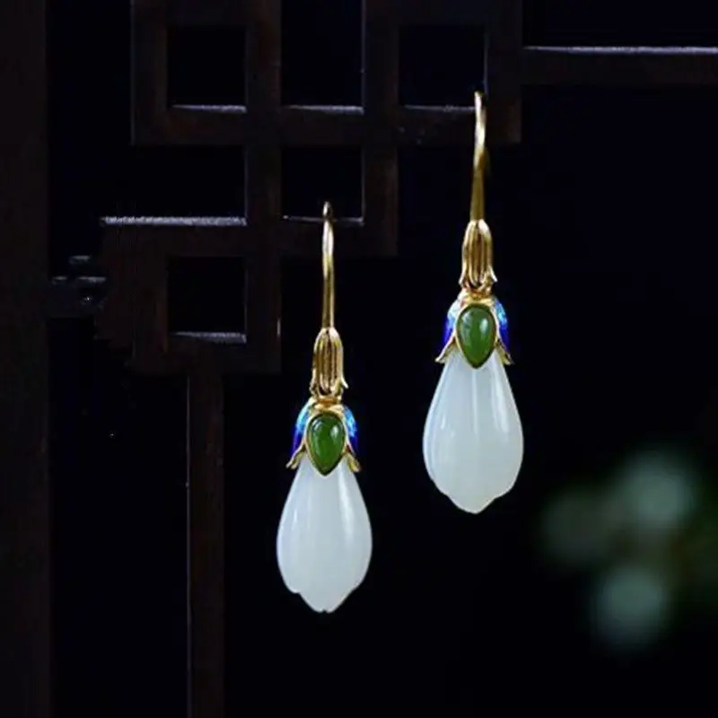 

Антикварные серьги для женщин с красным круглым лицом и чувством похудения. Универсальные и Универсальные Длинные подарочные серьги