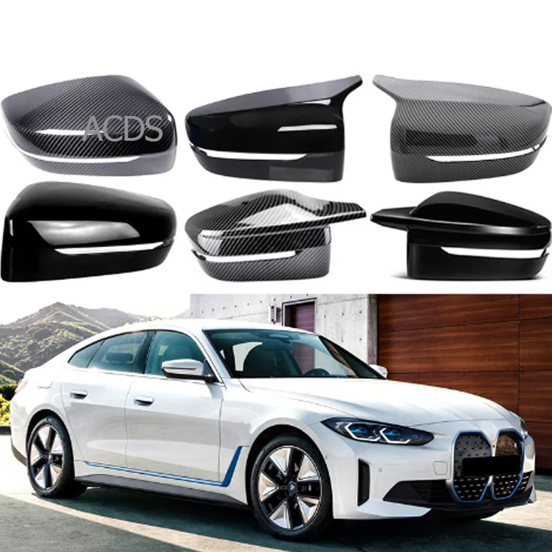 Углеродное волокно хромированное ABS автомобильное боковое зеркало заднего вида