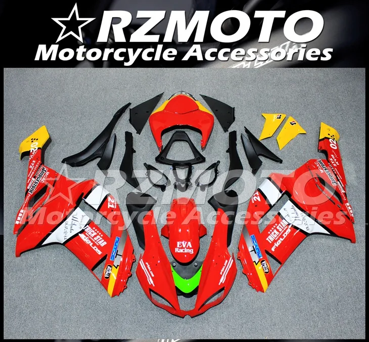 

Подходит для Kawasaki Ninja ZX-6R ZX6R 636 2007 2008 07 08 полный обтекатель мотоцикла новые аксессуары ABS корпус белый красный