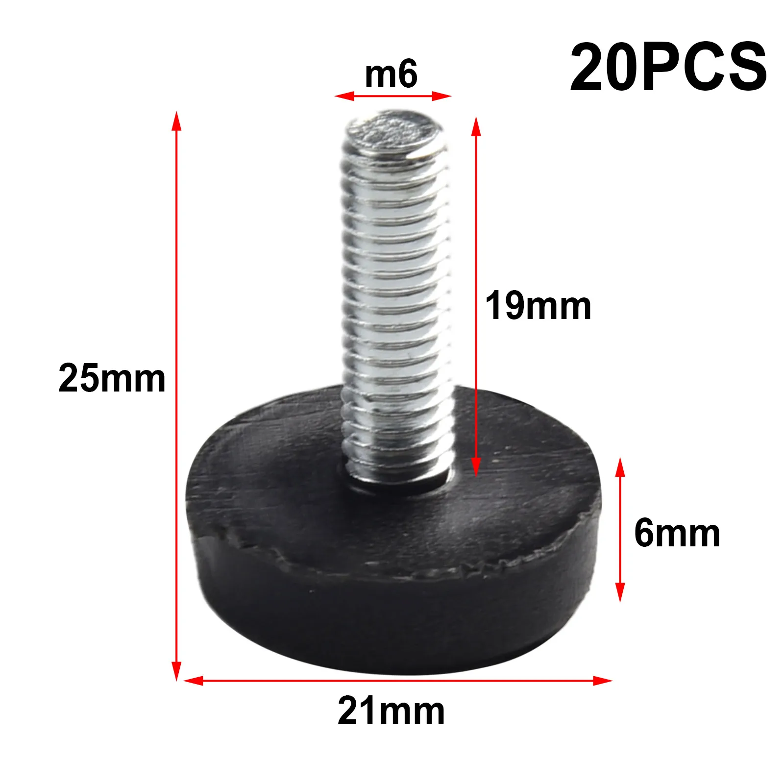 Столы для конференц-зала выравнивающие ножки мебельное скольжение 20 шт.