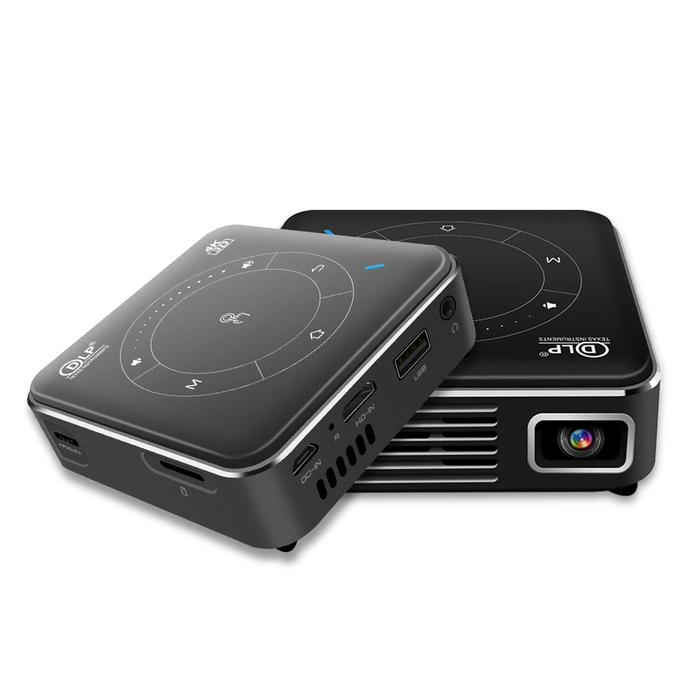 

android 7 home cinema mini dlp led 2G 16G 300 inch 4K vedio projectors usb projector interactive projector