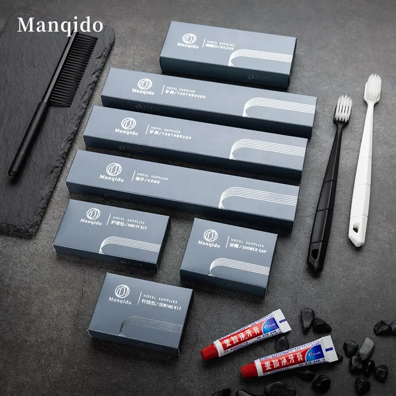 Одноразовые туалетные принадлежности для гостевых комнат отеля 10 шт.