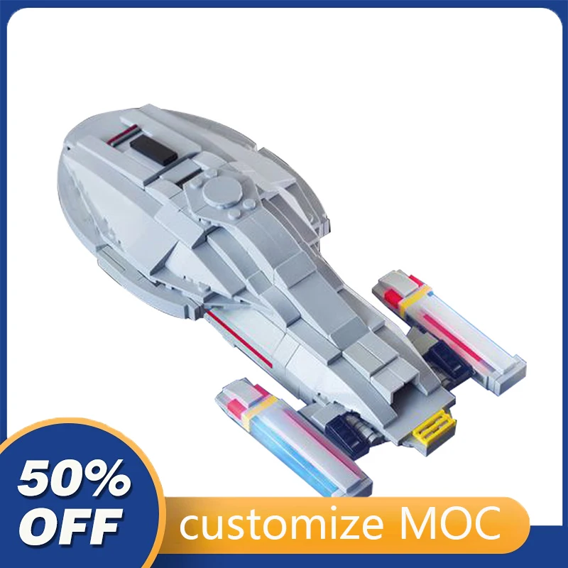 

Детали 344, модульный строительный конструктор USS Voyager MOC-16925 star space wars, игрушки на день рождения, рождественские подарки для детей