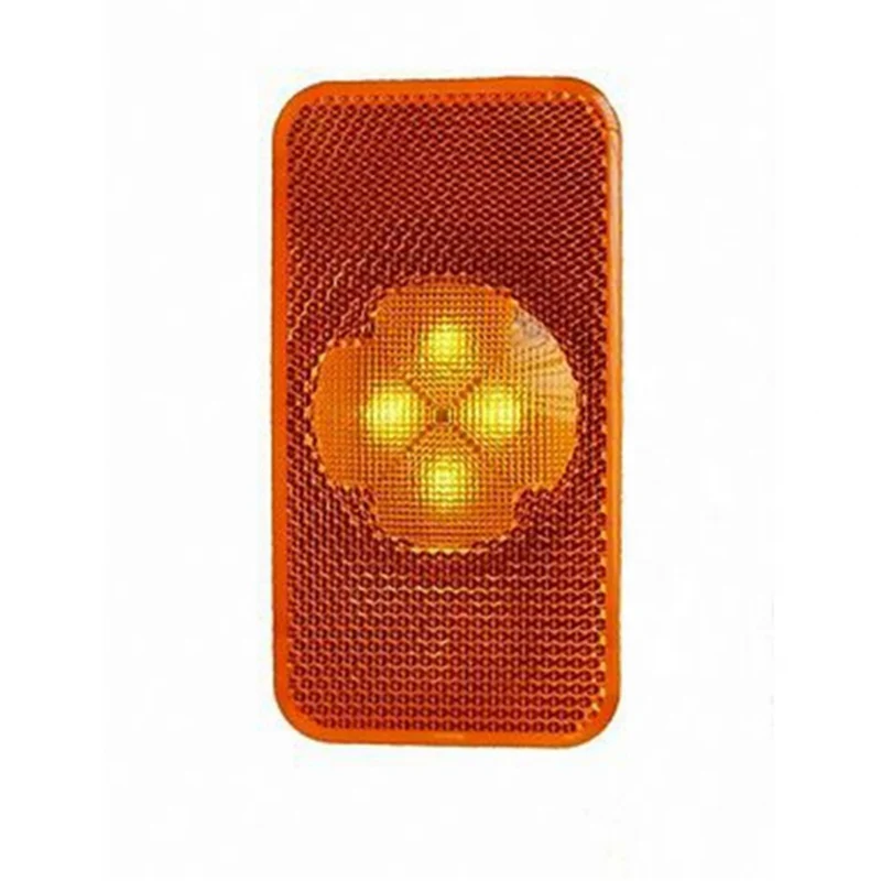 

24V 4 LED Side Marker Light Lamp Indicator Amber 20789440 For Volvo FM FH FL