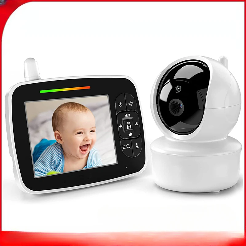 

Беспроводная видеоняня с ночным видением, 3,5 дюйма, 24 часа