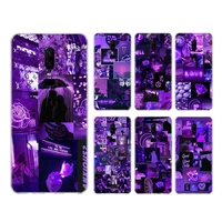 purple girly love aesthetic case for redmi 9c 9a 7 8a silicone soft tpu cover for redmi 10x pro 8 9 9t 7a 6a 6 5 plus coque