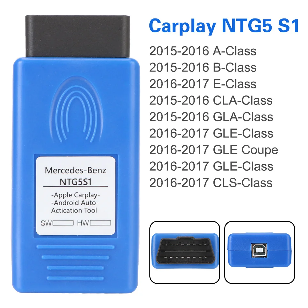 Ntg5 S1 Obd2 Диагностический Инструмент Carplay Активатор Для Mercedes Benz Class A B E Cla Gla Gle