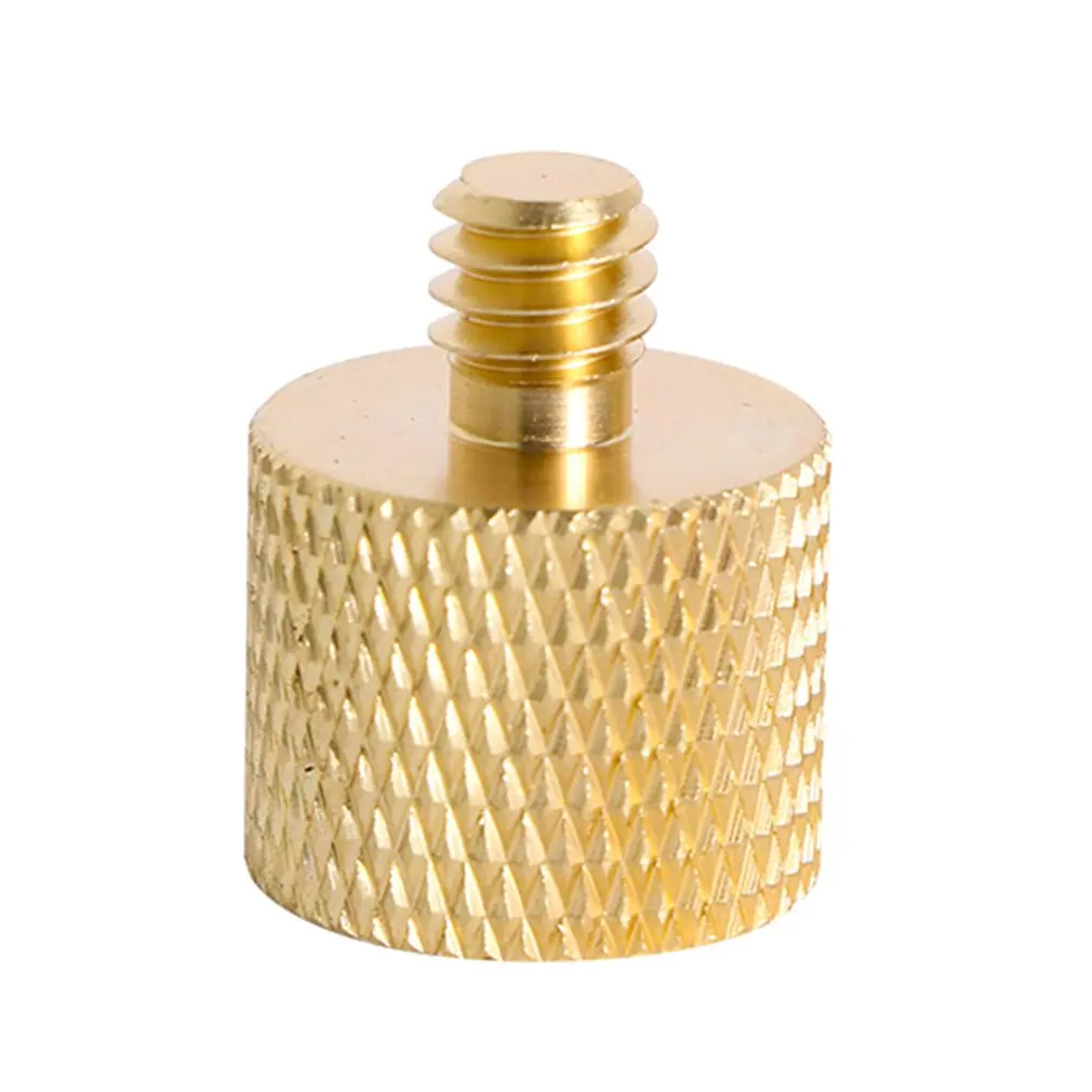 

1/4" Female To 3/8" Male Tripod Thread Reducer Adapter Brass Copper Screw Connecting Camera Screw For Tripod Ball Head
