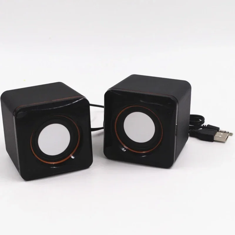 Мини-колонка компьютерная проводная с USB-разъемом 1 пара