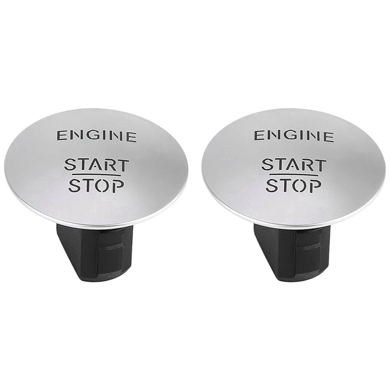 

2X For Mercedes-Benz Push To Start Button Keyless Go Engine Start Stop Push Button