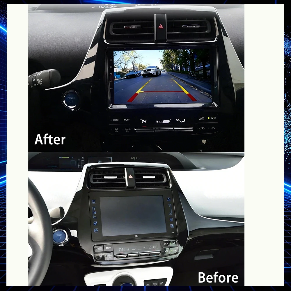 Фото Android 16 2Din Carplay Android Auto 4G WIFI Автомобильное радио для Toyota Prius XW50 2015-2020 GPS DSP Сенсорный экран Мультимедиа Авторадио №2