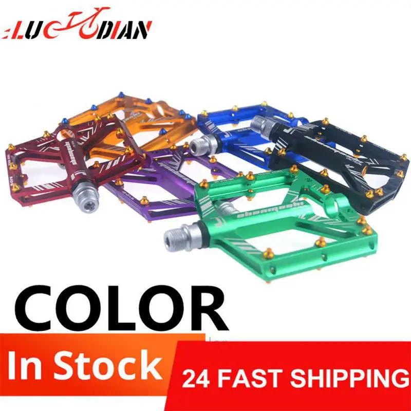 

Алюминиевые профессиональные педали для горного велосипеда, велосипедные педали, устойчивые Нескользящие гвозди, велосипедные части, прочный велосипедный герметичный подшипник
