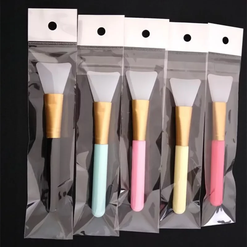 

1pc Soft Mask Mud Silica Gel Brush Facial 3D Natural Contour Scrub Professional Skin Care Makeup Tool Makeup Brush 5 Color