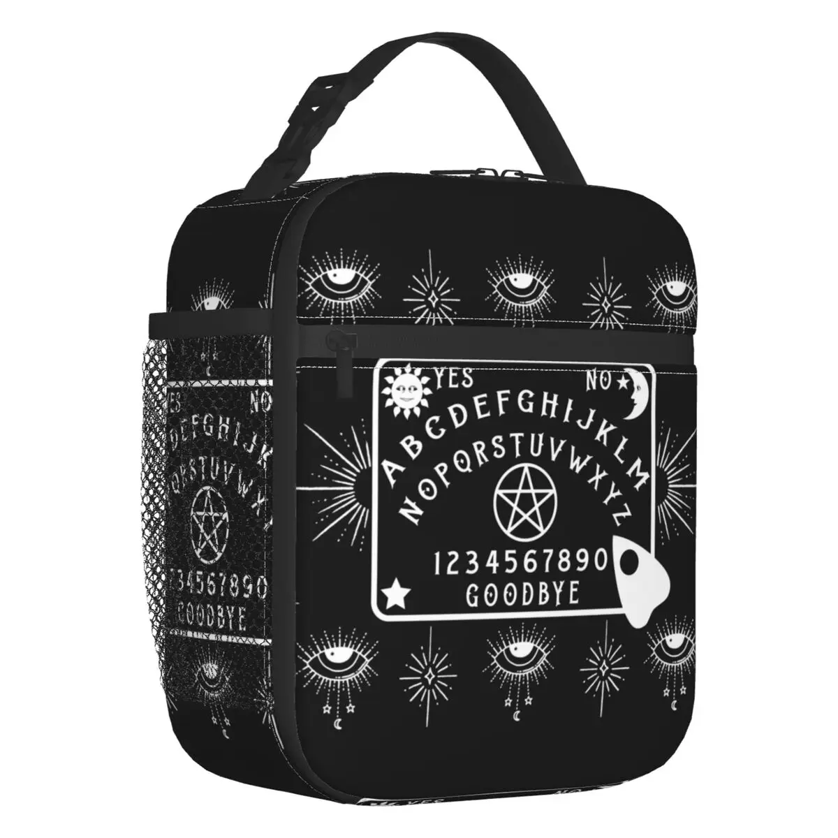 

Mystical Spirit Board Halloween Witch Lunch Box Leakproof Ouija Occult Magick Cooler Thermal Food Insulated Lunch Bag Office