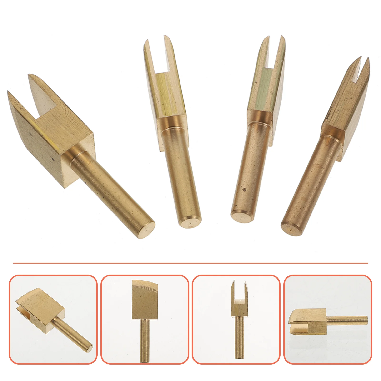 

Burnisher Brass Trimming Slicker Tools Leathercraft Diy Craft Tool Slim Tip Burnishing Head Hand Kit Accessory